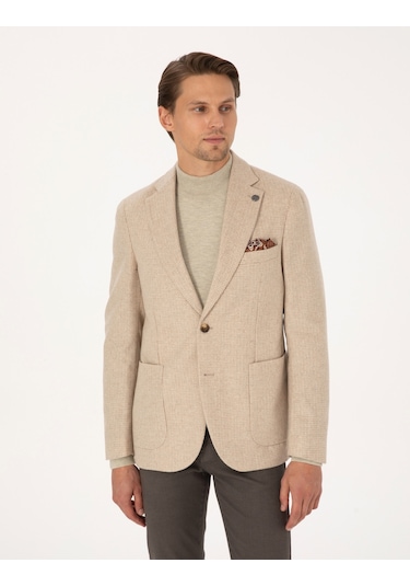 Pierre Cardin Erkek Bej Ceket 50313336-vr011 Bej Pierre Cardin Erkek Bej Ceket 50313336-vr011 Bej