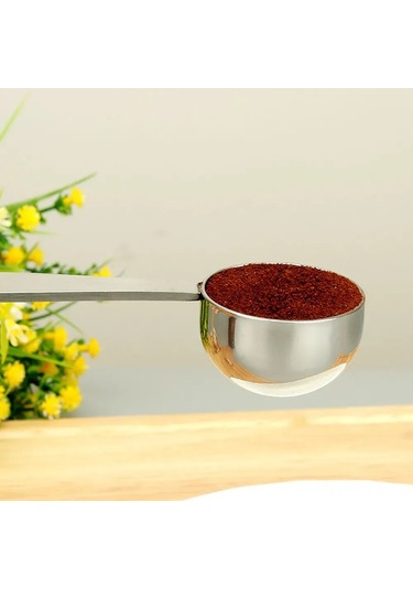 Geeroyoo Pratik Espresso Ölçüm Ve Sıkıştırma Aracı, Kompakt Paslanmaz Çelik Kahve Aksesuarı Gümüş