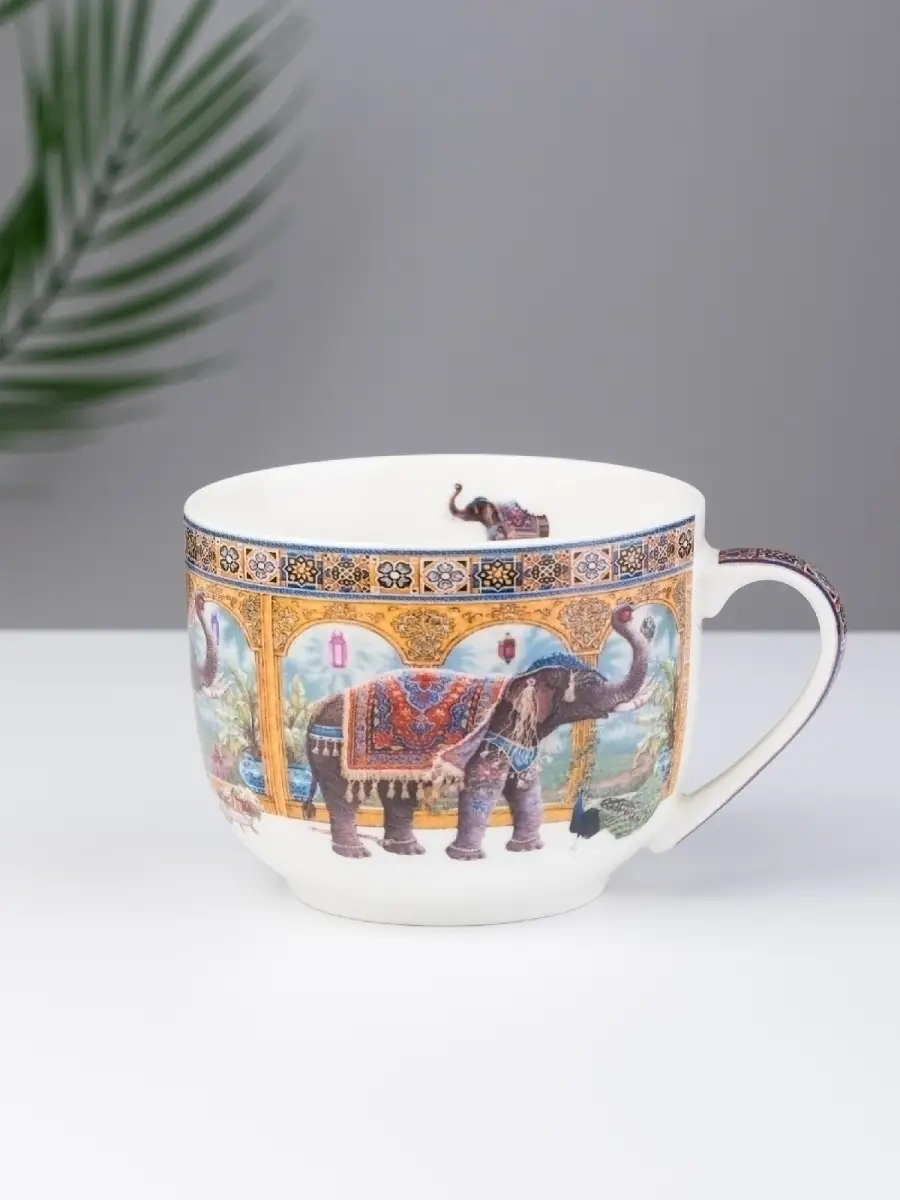 Gift'n'home Çay Ve Çorba İçin Büyük Kupa Harika Bir Hediye. 37861305 Kahverengi