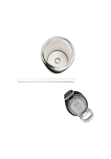 Coral High Kids Siyah Futbol Desenli Pipetli Ve Direkt İçim Çelik Termos 500 Ml 31898 Siyah - Beyaz