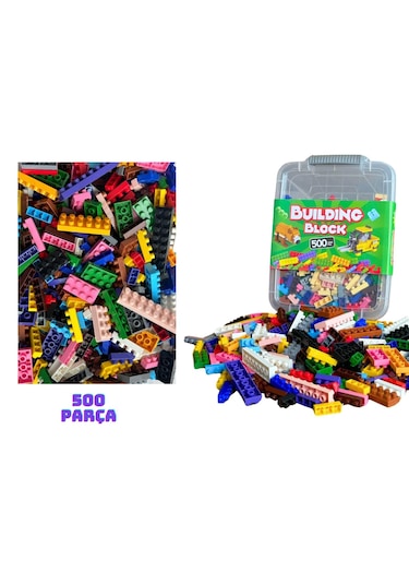 500 Parça Building Block Mikro Blok - Yaratıcı Ve Eğitici Yapı Seti