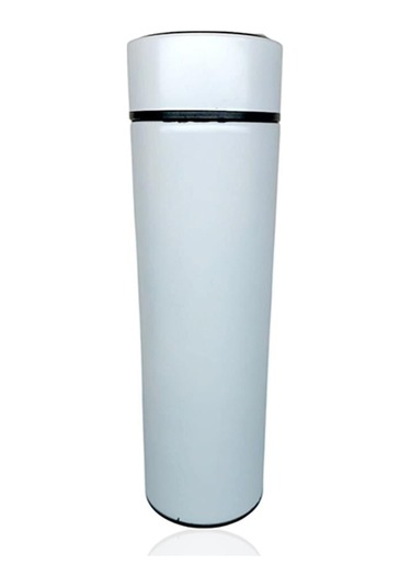 Kişiselleştirilebilir Dereceli Termos 05 Lt Beyaz Renk Beyaz