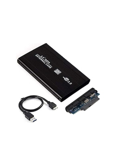 Wozlo 2.5 Hdd Kutusu Usb 3.0 Harici Harddisk Ssd Kutu - Alüminyum Gövde - Micro Usb 3.0 Giriş