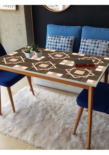 Tink Kendinden Yapışkanlı Ahşap 015 Desenli Pvc Karo 30x30 Cm