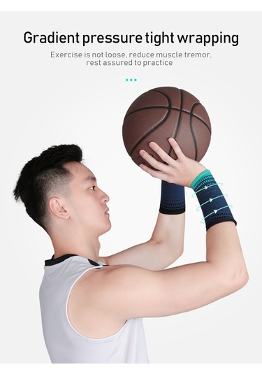 Tek Boyut-spor Bilek Koruyucu Örme Basınç Güçlendirici Bilek Koruyucu Basketbol Voleybol Fitness Ağırlık Kaldırma Bilek Desteği-gri Gri