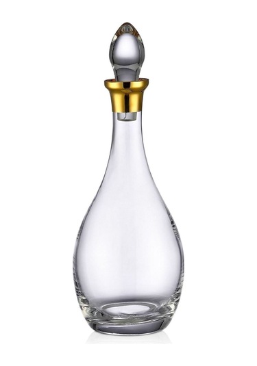 Gold 25 Parça Bardak Seti 12 Kişilik 12 Adet Su Bardak 12 Adet Ayaklı Bardak 1 Adet Şişe Beyaz