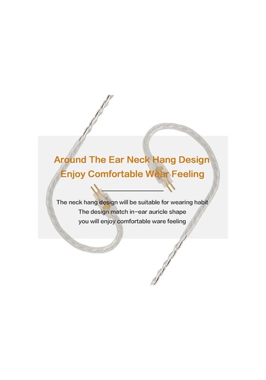 Honmex Jcally Lt4c100 5n Oksijensiz Bakır Gümüş Kaplama Kulaklık Upgrade Kablosu, Type-c, 3 Tuşlu, 0.75/0.78 Arayüzlü, Gümüş