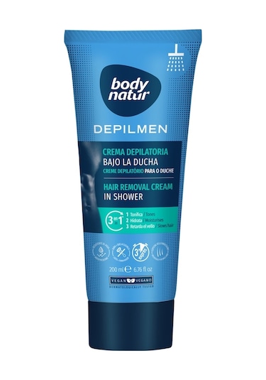 Body Natur Depilmen Erkek Duşta Vücut Tüy Dökücü Krem 200 ML
