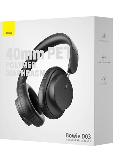 Baseus Bowie D03 Bluetooth 5.3 Kulak Üstü Kulaklık