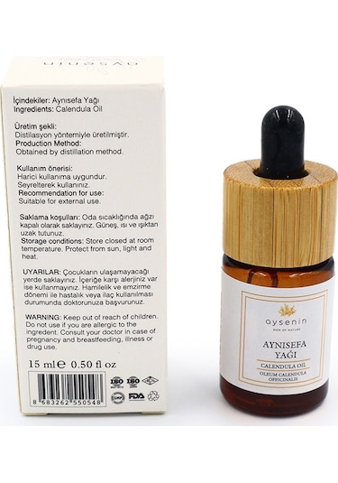 Aysenin Aynısefa Yağı / Calendula Oil 15 ML