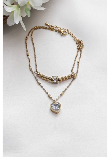 Kalpli Dorikalı Halhal Çok Renkli