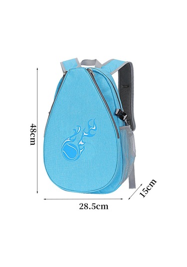 Suntek Tenis Sırt Çantası Taşınabilir Çantası, Raketi Mavi