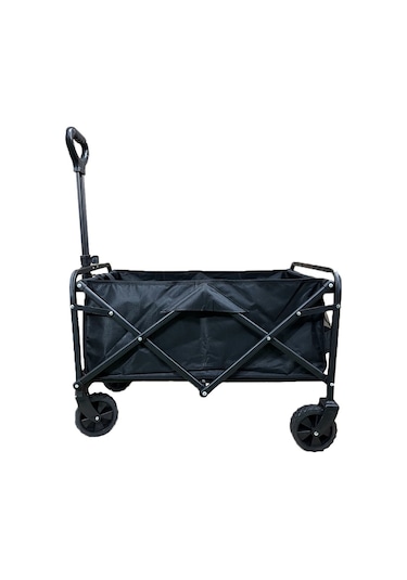 Yek Outdoor Mini Katlanabilir Evcil Hayvan Taşıma, Plaj Ve Kamp Arabası Siyah