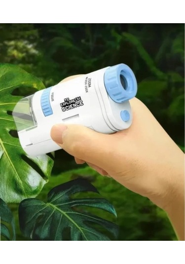 Portatif Mini Mikroskop Çok Renkli