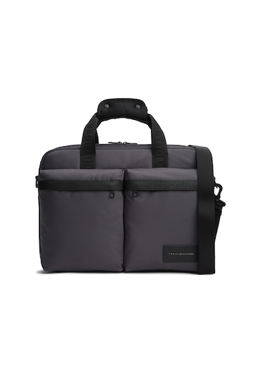 Tommy Hilfiger Unisex Laptop Ve Evrak Çantası Am0am13990psm Gri