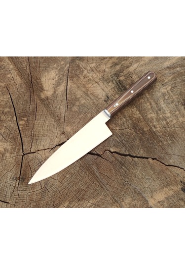 Şef bıçağı Profesyonel El yapımı Özel Üretim HGESF01 Ahşap
