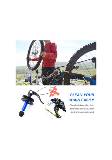 Bisiklet Zincir Tutucu Bisiklet Zincir Saklayıcı Tutucu Bisiklet Dummy Hub Zincir Tutucu Yol Bisikleti Zincir Temizleyici Zincir Temizleme Taşıma Yağlama Saklama İçin Çok Renkli