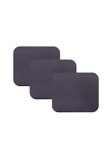 Knsz oturma minderi 3 lü mazlum mor suni deri tel sandalyesi oturma yeri için