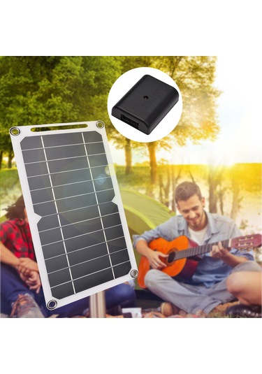 Mufunye 6w Taşınabilir Güneş Paneli - Usb Çıkışlı, Kampçılar Ve Açık Hava Etkinlikleri İçin