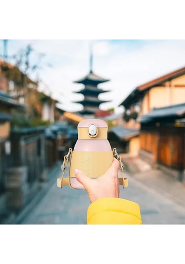 Suntek Spor Yetişkin Çocuklar Pembe Için Saman 480ml Ile Vakum