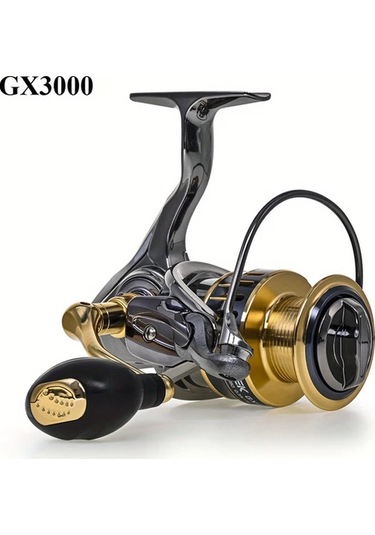 Motion003 Gx3000 Model 3000 7000 Metal Spinner Balıkçılık Makarası Alüminyum Alaşım Tam Metal Katlanabilir Rocker Kol Sol Sağ Değiştirilebilir