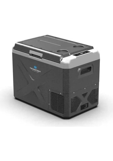 Tecnopoint 50 Litre Taşınabilir Antrasit Araç Buzdolabı 12v/24v