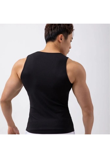 Snapbuy Erkek Spor Yelek - Nefes Alabilen, Çabuk Kuruyan, Koşu İçin İnce Elastik Kolsuz Yelekkahverengi Kahverengi