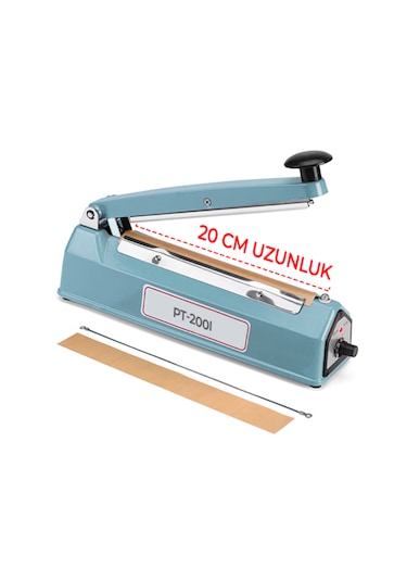 20 Cm Demir Gövde Poşet Ağzı Kapatma Makinesi