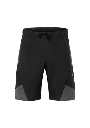 Arsuxeo 2 In 1 Cepli Yastıklı Bisiklet Şortu Erkekler Bisiklet M Siyah