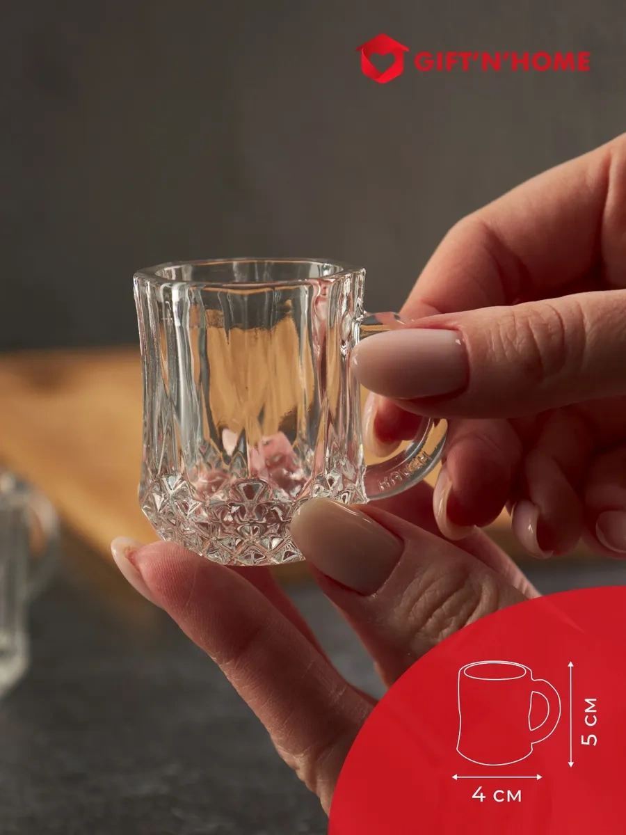 Gift'n'home 6 Parça 25 Ml Votka Shot Camı Hediye Seti 217799871