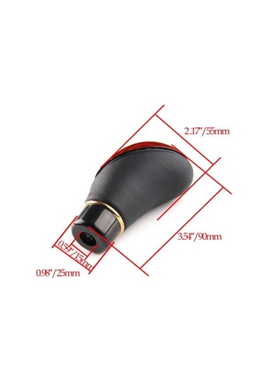 Siyah Yedek Araba Vites Kolu Dişli Evrensel 5 Hız