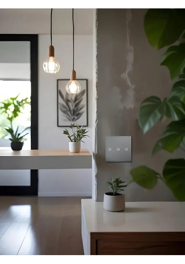 Ubaro Dokunmatik Üçlü Anahtarlı Elektronik Elektrikli Lamba 241026816