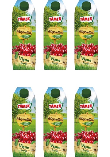 Tamek Meyvelim Vişne İçeceği 1 Lt X 6 Adet