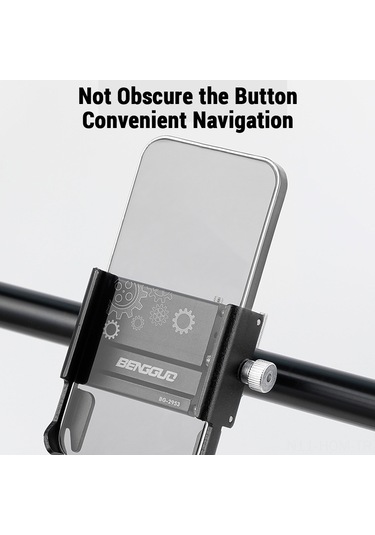 Suofeng Alüminyum Bisiklet Telefon Tutucu, Motor, Elektrikli Scooter İçin Navigasyon Ve Takip, Titanyum Renkli Temel Model Gri