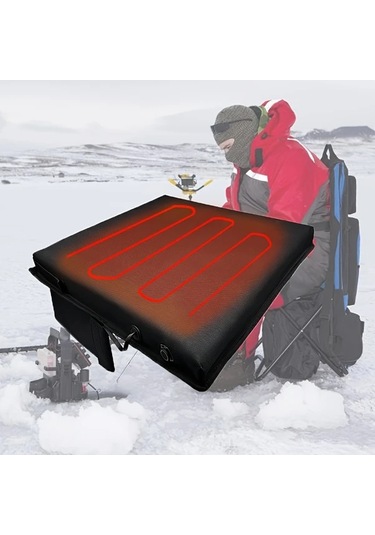 Willowhaven 1 Adet Cozycare Usb Isıtmalı Koltuk Pedi 3 Modlu Ayarlanabilir Taşınabilir Isıtma Matı Siyah Siyah