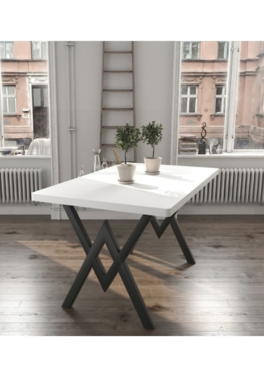 Avvio 80x120 Alara Mutfak Masa Takımı-yemek Masa Takımı Beyaz