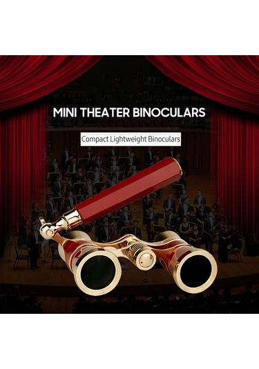 Trendooze Yetişkinler Vintage Ve Tiyatro Temizleme Taşıma Saplı Opera Mini Kompakt İle İçin Hafif Gözlükleri Dürbünü Dürbün Çocuklar Çantası Bezi 3 25 Mc