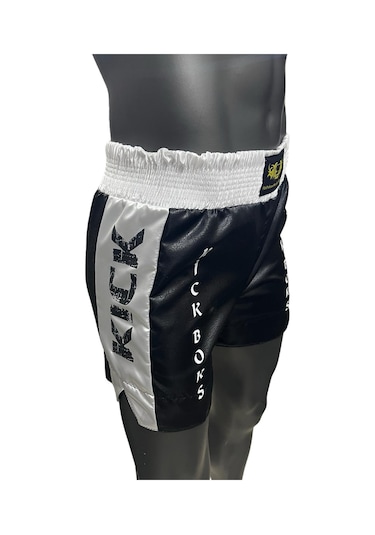 Kickboks Şortu - Kickboks Antrenman Ve Müsabaka Şortu Siyah