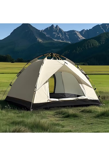 Çift Kişilik Kamp Çadırı Açık Bej