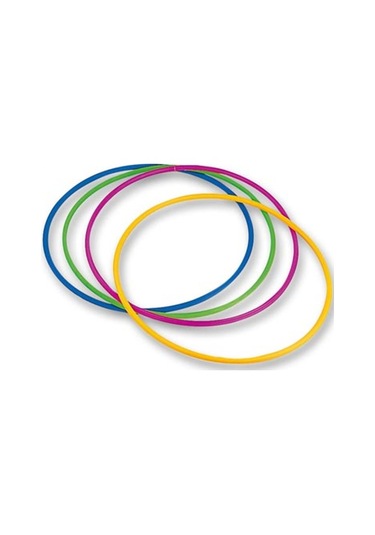 10 Adet Hulahop Çember 48 CM Hulahoop 10'lu Hula Hop Renkli
