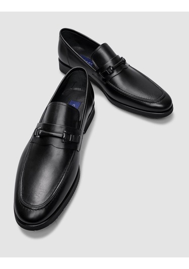 Cabani %100 Hakiki Deri Siyah Erkek Klasik Ayakkabı Siyah