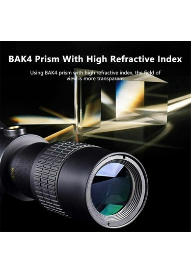 Samdoo 10-300x40 Optik Monoküler Teleskop, Akıllı Telefon Tutucu Ve Tripodlu, Su Geçirmez Kompakt, Kuş İzleme, Av, Yürüyüş, Koncertler İçin Siyah Set