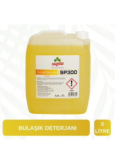 Supta Sıvı Bulaşık Deterjanı Limon Kokulu 5 L