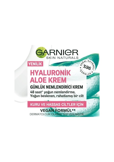 Garnier Hyaluronik Aloe Vera Günlük Krem 50 ML