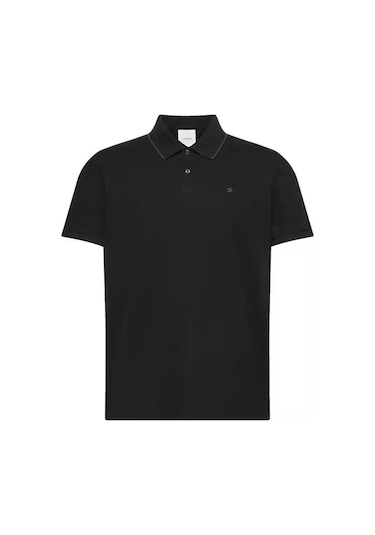 Calvin Klein Ss Refıned Pıque Tıpped Classıc-13537 Siyah
