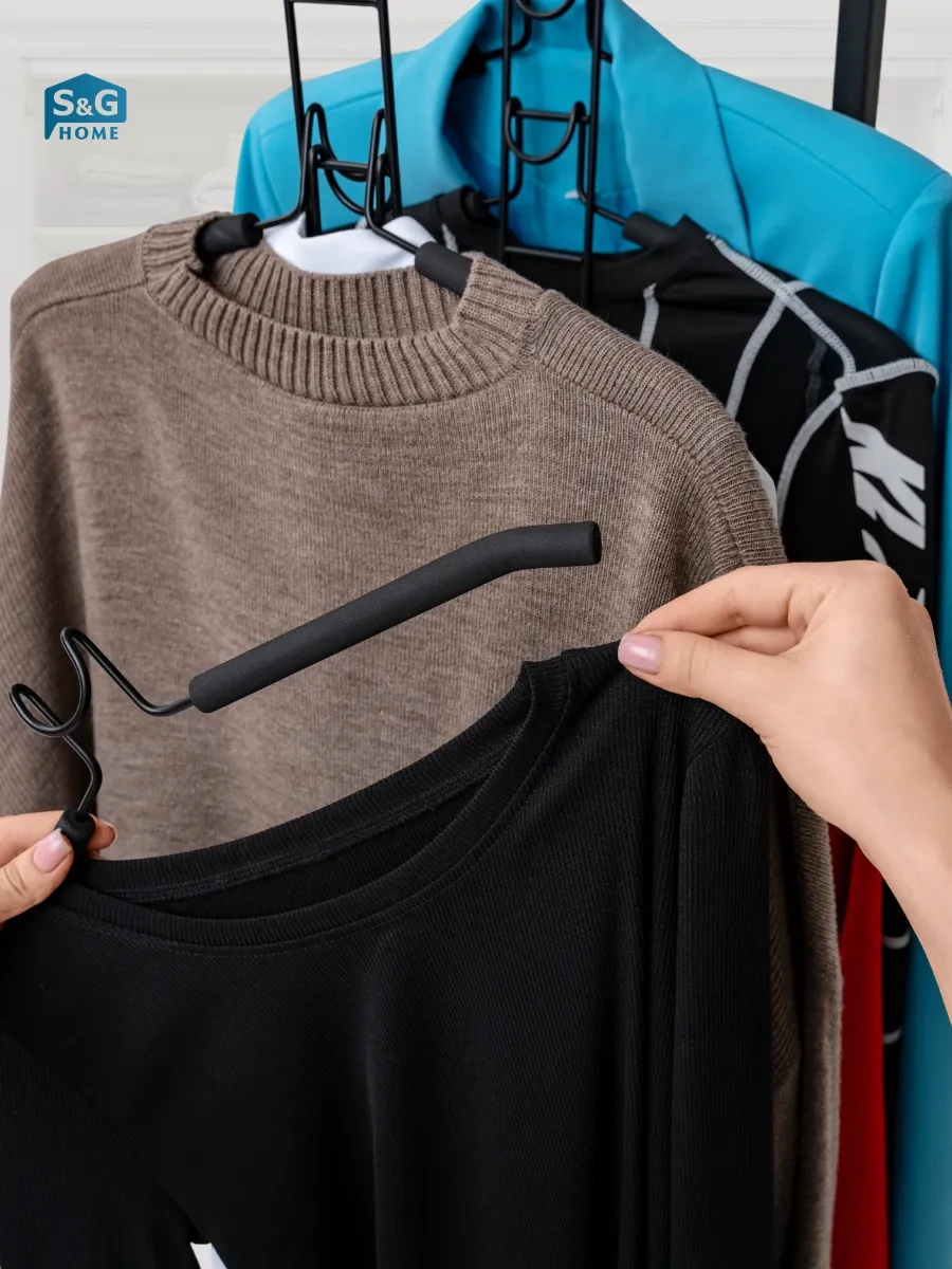 S&g Home Dönüştürülebilir Çok Seviyeli 5'i 1 Arada Elbise Askısı 163688497 Siyah