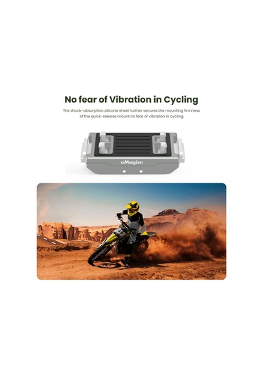 Teltree Amagisn Metal Manyetik Hızlı Çıkartma Tabanı - 1/4" Bağlantı Ve Dönüştürücü İle Insta360 Ace Pro/ace İçin Spor Kamera Aksesuarı Siyah