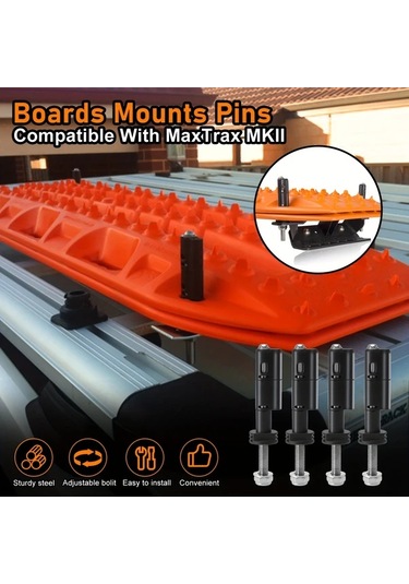 Xuweiwei Maxtrax Mkıı Kurtarma Levhası 4 Adet Kilitli Çalınma Önleyici Montaj Pimi