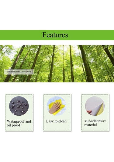 Vkemall 19 Adet/set Suya Ve Yağa Dayanıklı Otomatik Yapışkan Mozaik Duvar Stickerları - Mutfak, Banyo, Duvar Dekoru Renkli Pvc Dıy Yapistirici Mosaik