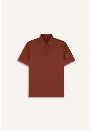 DeFacto Slim Fit Dar Kesim Polo Yaka Dokulu Kısa Kollu Krinkıl Tişört E1222AX25SMBN312 DeFacto Slim Fit Dar Kesim Polo Yaka Dokulu Kısa Kollu Krinkıl Tişört E1222AX25SMBN312
